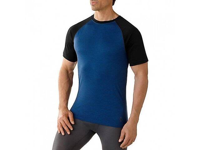 Футболка Smart Wool Men's NTS Micro 150 Combo Tee Bright Blue M (1033-SW SN703.378-M)