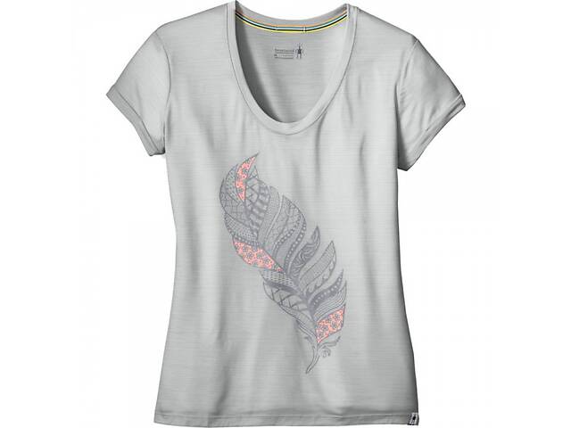 Футболка Smart Wool Wm's Merino 150 Feather Tee Pebble Grey XS (1033-SW 17263.083-XS)