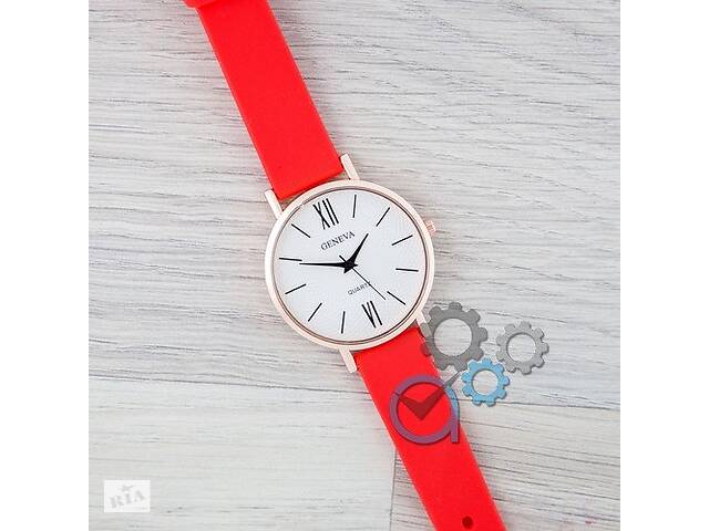 Geneva Silicone Red-Gold-White