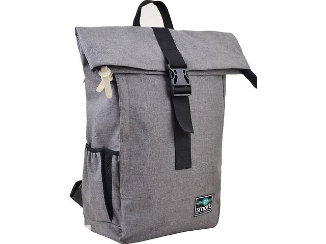 Городской молодежный рюкзак Smart Silver gray на 10 л серый