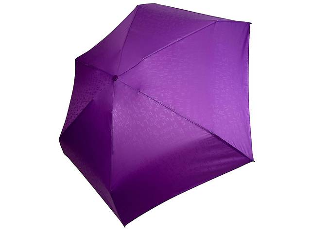 Карманный женский механический мини-зонт с принтом букв в капсуле от Rainbrella фиолетовый 0260-3