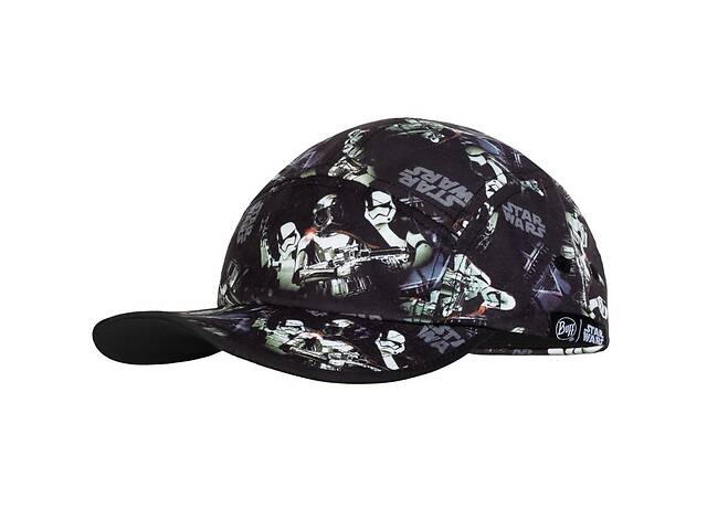 Кепка Buff Kids 5 Panels Cap Star Wars first order black One Size Черный-Белый