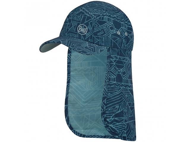 Кепка Buff Kids Bimini Cap kasai night blue One Size Синий-Голубой