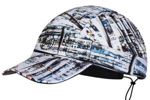 Кепка Buff Pack Run Cap r-o-2 multi One Size Черный-Белый