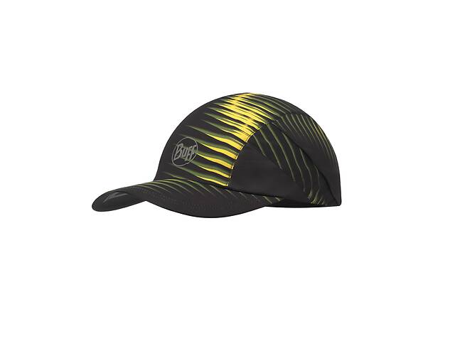Кепка Buff Pro Run Cap r-optical yellow One Size Черный-Желтый