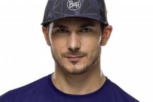 Кепка Buff Run Cap Apex Black One Size Черный-Желтый