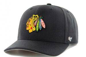 Кепка MVP 47 Brand MVP DP CHICAGO BLACKHAWKS черный Уни OSFA H-CLZOE04WBP-BKB One Size