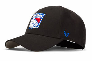 Кепка MVP 47 Brand NHL NEW YORK RANGERS One Size Black gray H-MVP13WBV-BKB