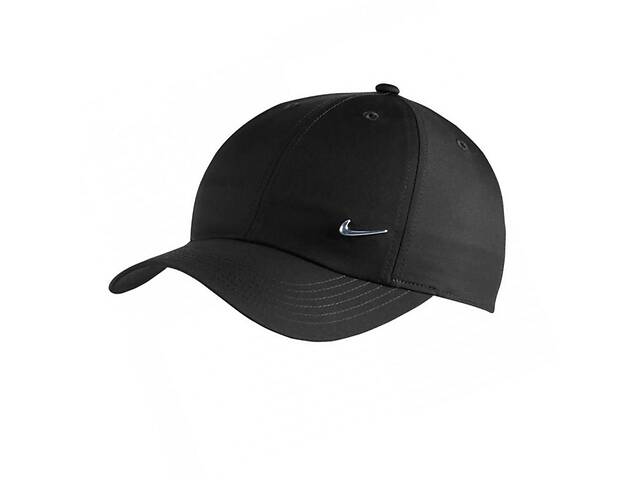 Кепка Nike H86 Cap Metal Swoosh Junior black — AV8055-010 One Size - Фото 1