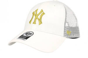 Кепка-тракер 47 Brand NY YANKEES One Size White/Gold B-BRMTL17CTP-WH