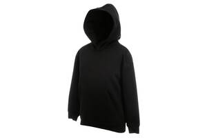 Худи Fruit of the Loom Cl. hooded sweat kids 164 см Черный (062043036164)