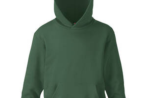 Худи Fruit of the Loom Cl. hooded sweat kids 164 см Темно-Зеленый (062043038164)