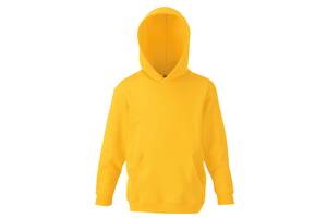 Худи Fruit of the Loom Cl. hooded sweat kids 164 см Желтый (062043034164)