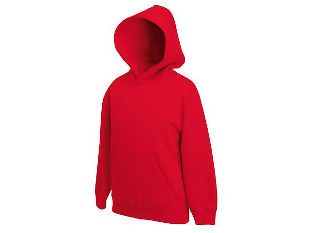 Худи Fruit of the Loom Cl hooded sweat kids Красный 164 см (062043040164)