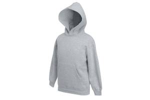 Худи Fruit of the Loom Cl hooded sweat kids Серо-Лиловый 116 см (062043094116)