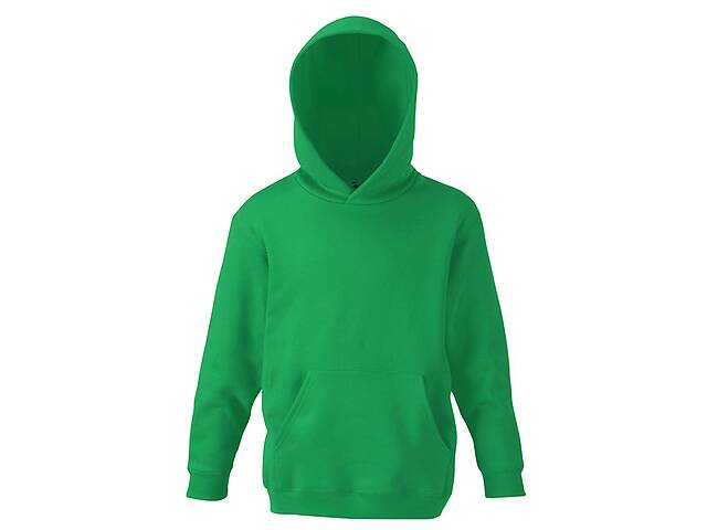 Худи Fruit of the Loom Cl hooded sweat kids Ярко-Зеленый 128 см (062043047128)