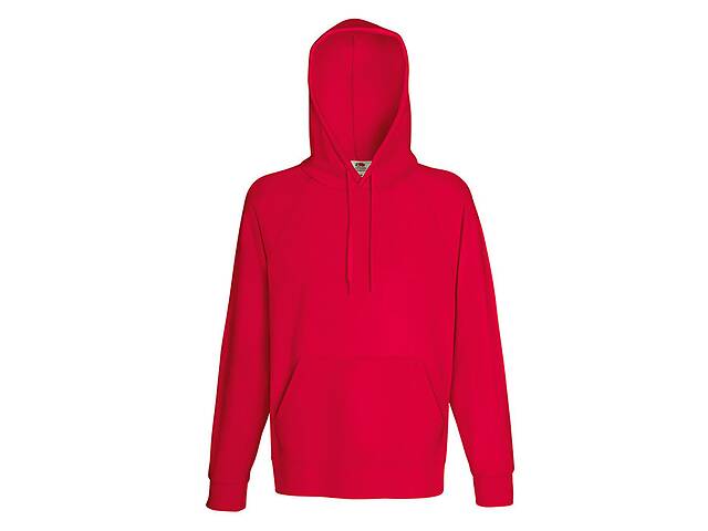 Худи Fruit of the Loom Lightweight hooded sweat L Красный (062140040L)