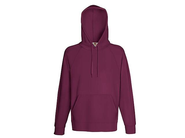 Худи Fruit of the Loom Lightweight hooded sweat M Бордовый (062140041M)