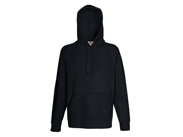 Худи Fruit of the Loom Lightweight hooded sweat M Черный (062140036M)