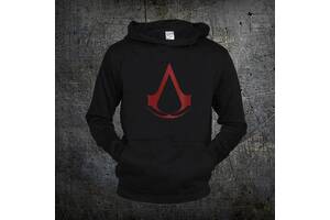 Худи Fruit of the Loom Лого Ассассин Крид Assassins Creed Logo Черный L (19661)