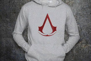 Худи Fruit of the Loom Лого Ассассин Крид Assassins Creed Logo Серый L (149661)