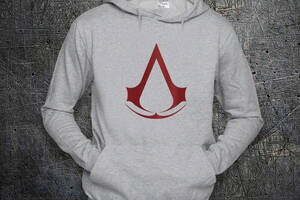 Худи Fruit of the Loom Лого Ассассин Крид Assassins Creed Logo Серый M (139661)