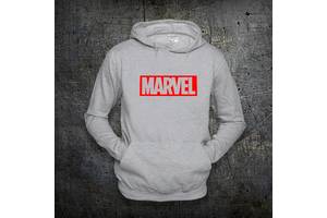 Худи Fruit of the Loom Логотип Марвел Кофта Logo Marvel Серый L (1491089)