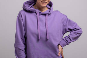 Худи женское 102581 р.L Fashion Фиолетовый