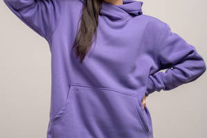 Худи женское 103046 р.L Fashion Фиолетовый