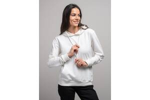 Худи женское 341346 р.XL Fashion Белый