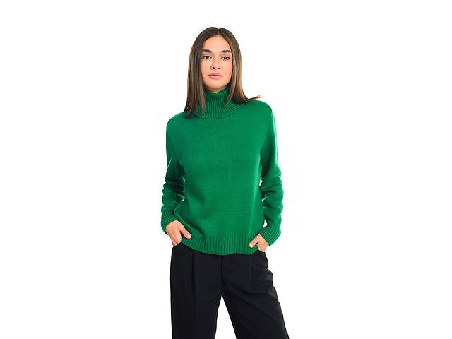 Классический женский свитер SVTR 440 зеленый 46-48