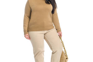 Класичний жіночий светр SVTR 4440 беж 54-56