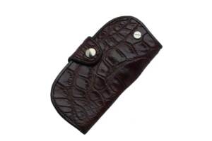 Ключница из кожи крокодила Ekzotic Leather Коричневая (ck02_1)