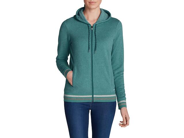 Кофта Eddie Bauer Womens Evergreen Hoodie HTR TURQUOISE XS Зеленый (0267HTUR-XS)