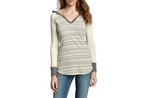 Кофта Eddie Bauer Womens Favorite Striped Hoodie IVORY L Комбинированный (4412IV-L)