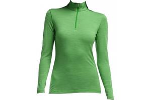 Кофта Icebreaker BF 200 Oasis LS Half Zip Stripe WMN Green L (1052-101 504 301 L)