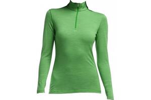 Кофта Icebreaker BF 200 Oasis LS Half Zip Stripe WMN Green XS (1052-101 504 301 XS)