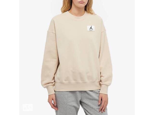 Кофта Jordan Essentials Fleece Crew Sweat (DM5189-126) S Бежевый