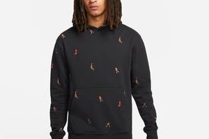 Кофта Jordan Essentials Printed Fleece S (DV9392-010) S Черный