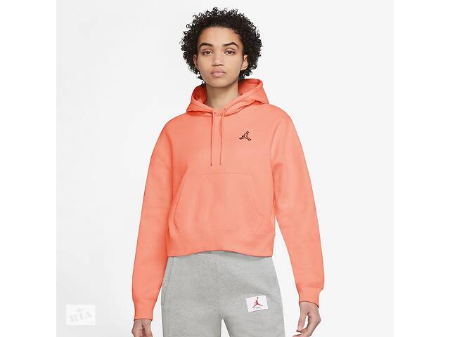 Кофта Jordan Wmns Essentials Fleece Hoodie (DN4570-693) S Бежевый