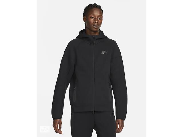 Кофта мужская Nike Sportswear Tech Fleece Windrunner Full-Zip Hoodie (FB7921-010) M Черный