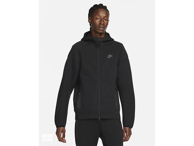 Кофта мужская Nike Sportswear Tech Fleece Windrunner Full-Zip Hoodie (FB7921-010) XL Черный