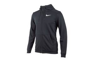 Кофта мужские Nike Dry Full Zip Men`S Training Hoodie (DB4206-010) L Черно-белый