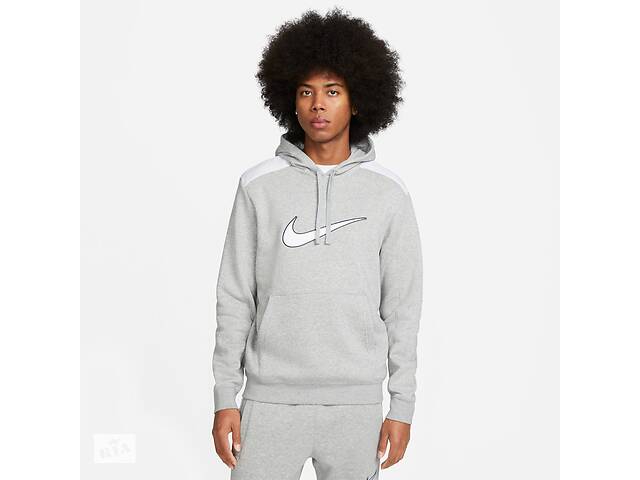 Кофта Nike M Nsw Sp Flc Hoodie Bb (FN0247-063) XL Серый