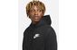Кофта Nike Sportswear Hybrid Full-Zip Fleece Hoodie (DO7228-010) M Чорний