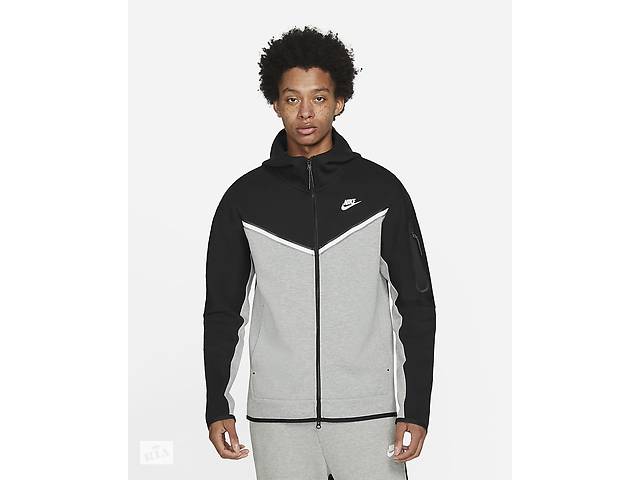 Кофта Nike Sportswear Tech Fleece (CU4489-016) 2XL Черный