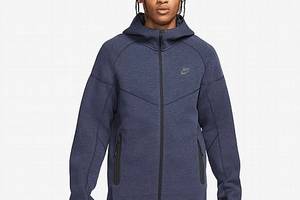 Кофта Nike Tech Fleece Fz Wr (FB7921-473) L Темно-Синий