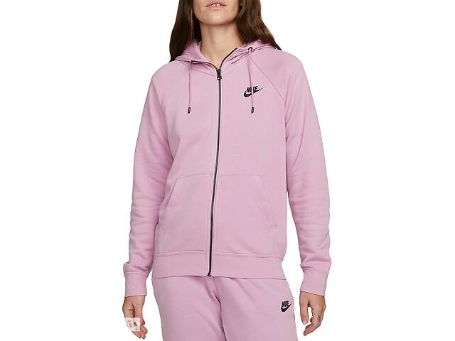 Кофта женские Nike Hooded Sweatshirt Sportswear Essential (DX2317-522) S розовый