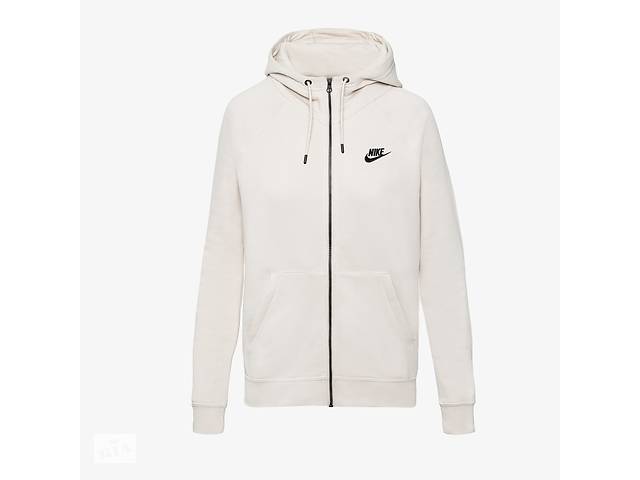 Кофта женские Nike W Nsw Essntl Flc Fz (DX2317-104) S Белый