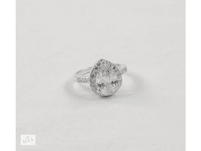 Кольцо с камнем капля Maxi Silver 7981 SE 15.5